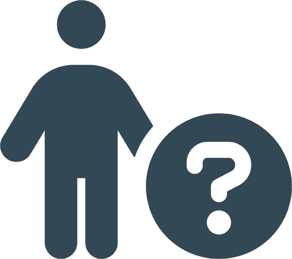 FAQ Person with Question Mark